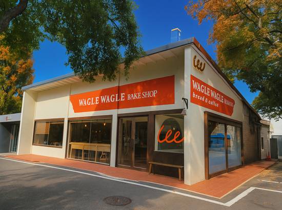 Exterior view of Wagle Wagle Bake Shop near Dongdaemun in Seoul

