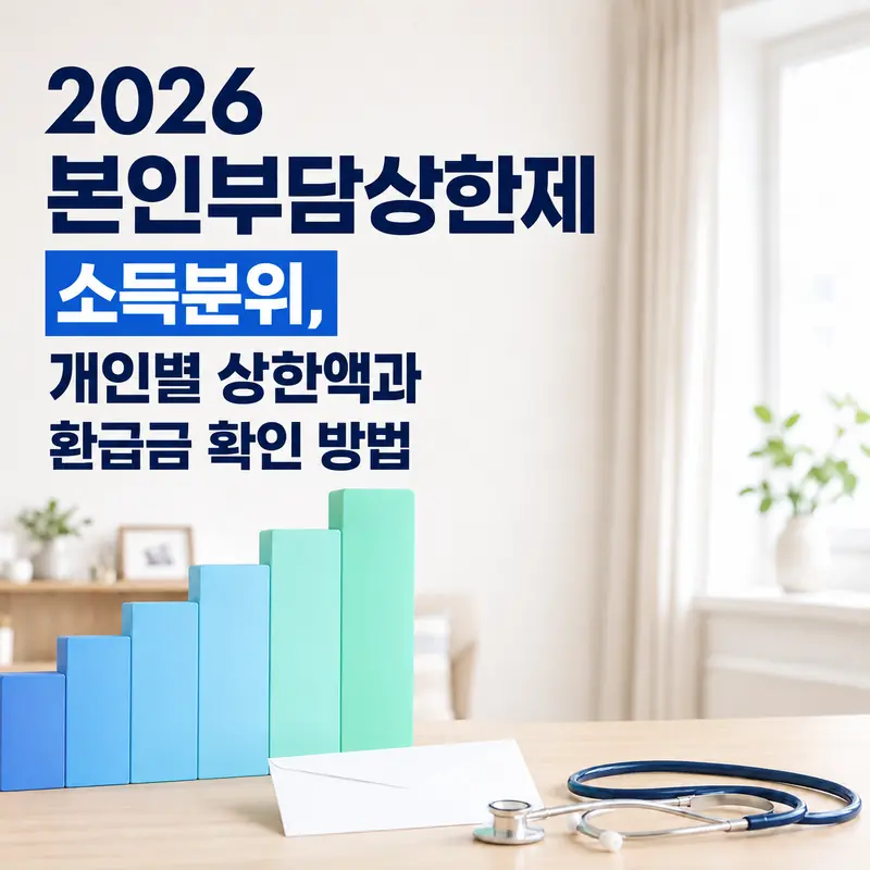 본인부담상한제 소득분위별 개인 상한액과 환급금 확인 방법